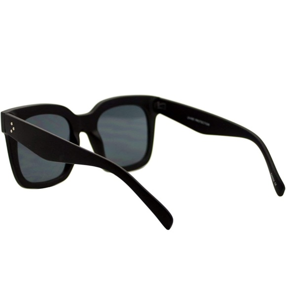 NWT Oversized Fashion Sunglasses Big Flat Square Frame UV 400 - Picture 3 of 11